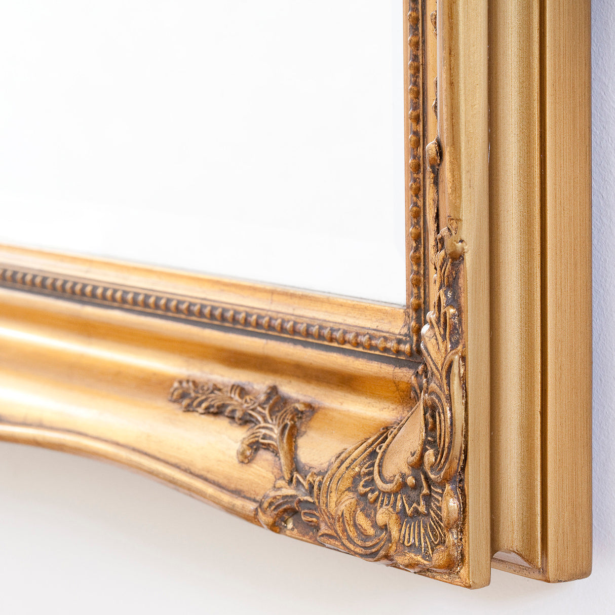 Image of Simple Classic French Gold Mirror