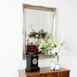 Image of Simple Classic French Silver Mirror