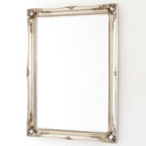 Image of Simple Classic French Silver Mirror