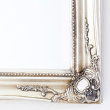 Image of Simple Classic French Silver Mirror