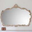 Image of Renaissance Ivory Overmantle Mirror