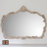 Image of Renaissance Ivory Overmantle Mirror