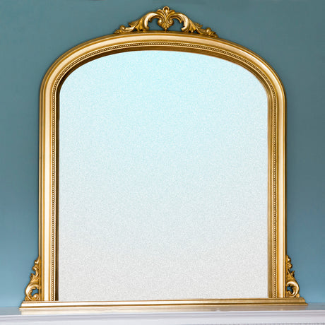 Image of Isabella Gold Overmantle Mirror