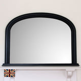 Image of Diana Black Overmantle Mirror