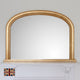 Image of Diana Antique Gold Overmantle Mirror