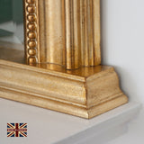 Image of Diana Antique Gold Overmantle Mirror