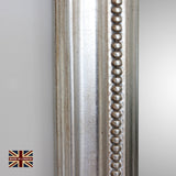 Image of Diana Antiqued Silver Overmantle Mirror