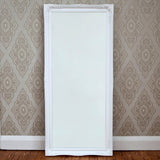 Image of Simple Classic French White Mirror