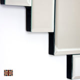 Image of UK Made Art Deco Glass Mirror