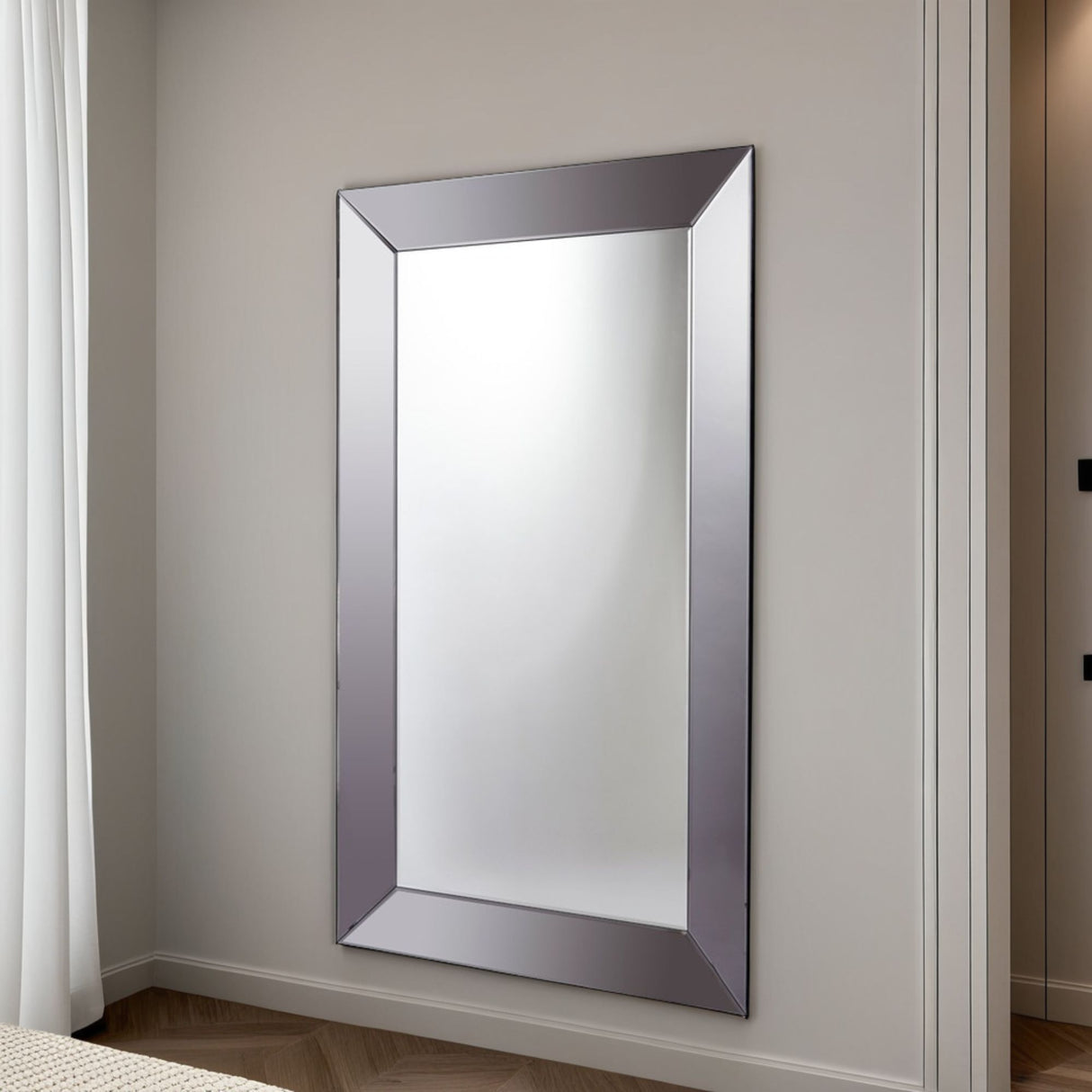 Lucca Contemporary Smoked Mirror