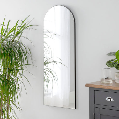 Delicacy arch black 120x45cm Mirror 