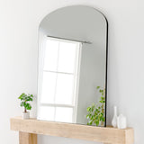 Simple Large Overmantle Mirror Plain