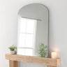 Simple Large Overmantle Mirror Plain