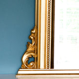 Image of Isabella Gold arched Overmantle Mirror