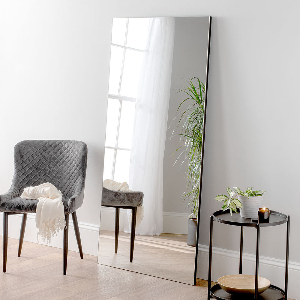 Large Frameless Full Length Mirror