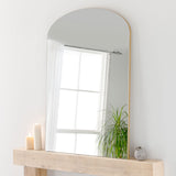 Delicacy Mantle Gold Large Plain Mirror