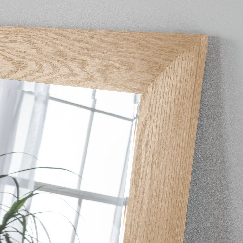 Detail Oak Mirror