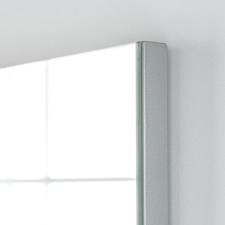 Detail Delicacy Rectangle Silver Mirror 