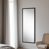 Eternity Full Length Tall Black Bevelled Mirror