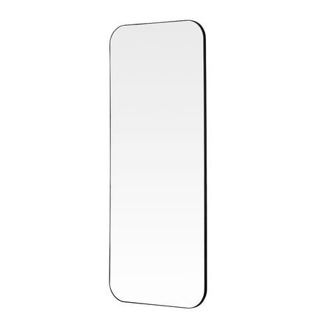 Full Length curved mirror black