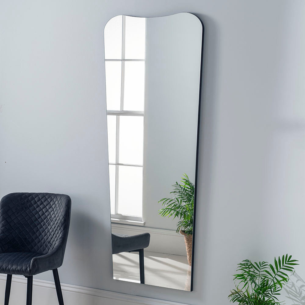 Irregular full length mirror