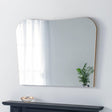 Curved mantle mirror