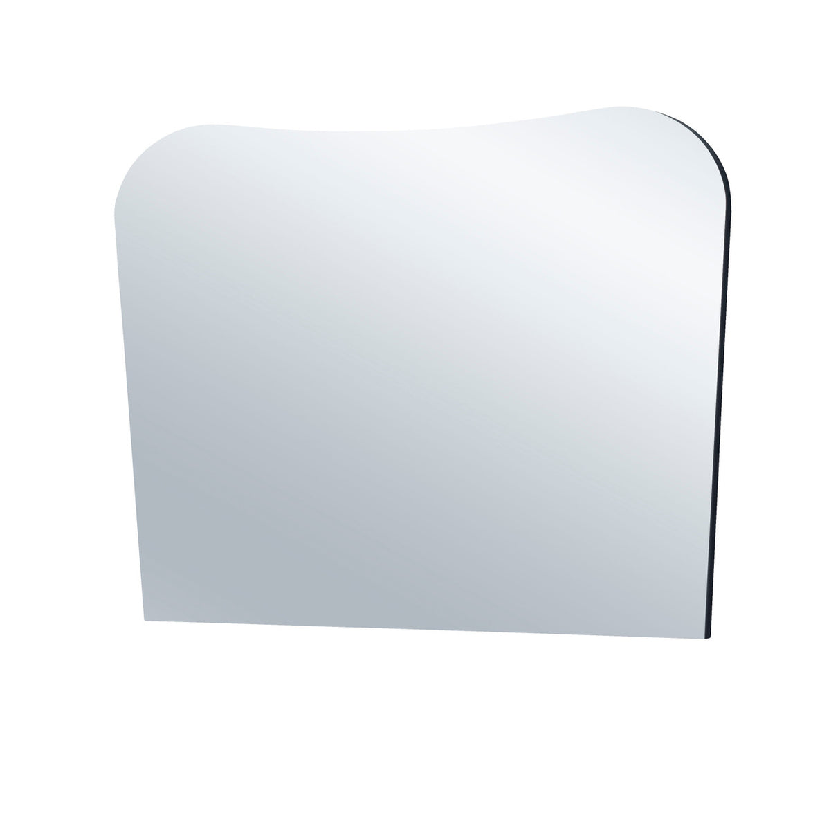 Curved mantle mirror