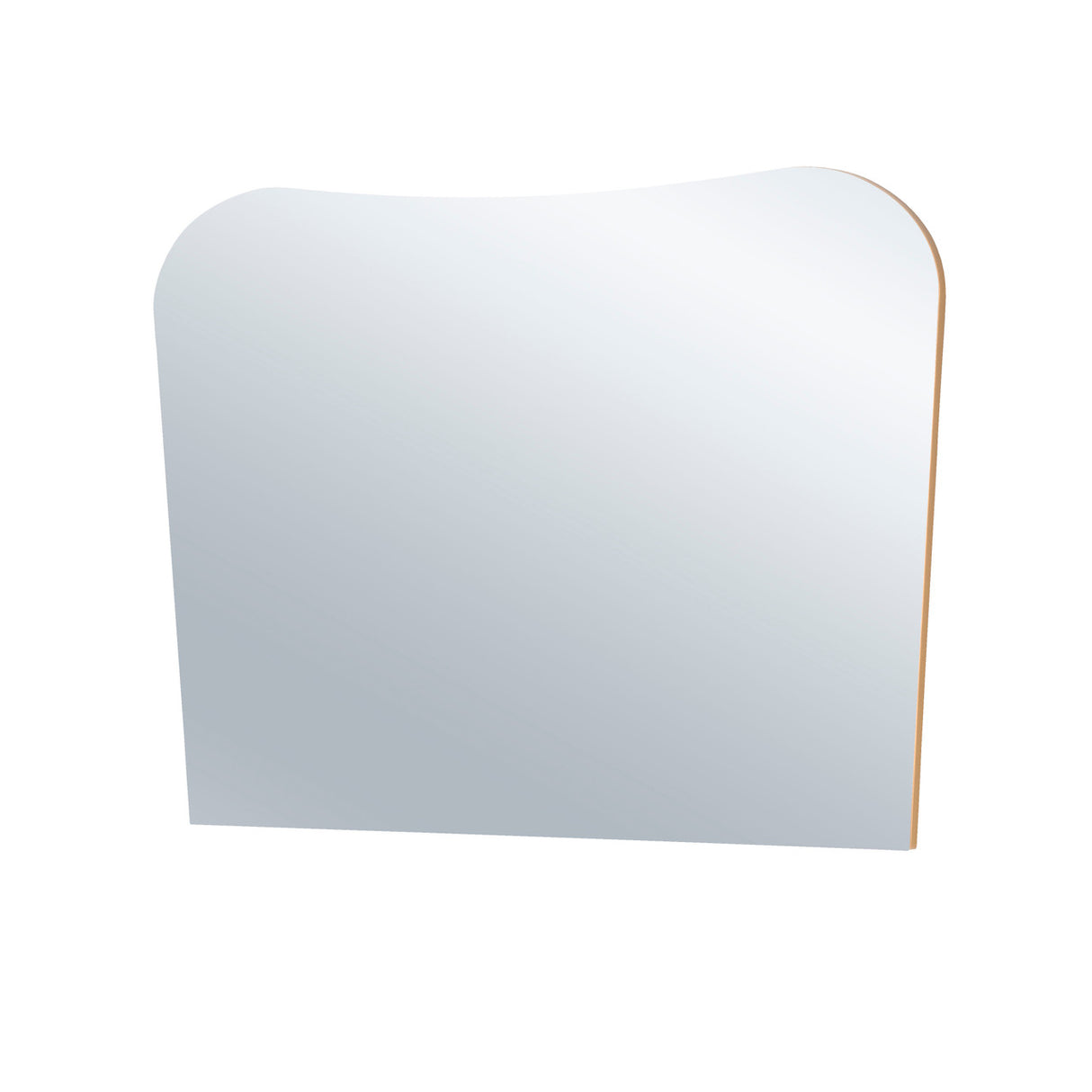 Curved mantle mirror