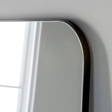 Full Length curved mirror black