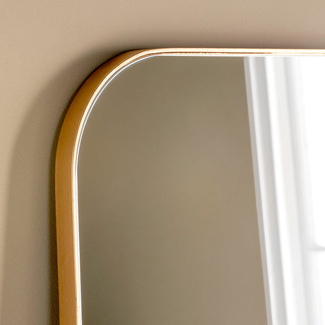 Larvik Gold detail Mirror