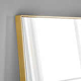 Leaner Gold Detail mirror