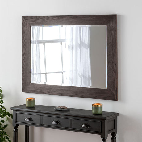 Oak Wenge 34x23 Mirror