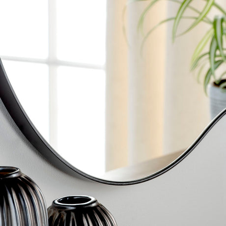 Odense Black detail mirror