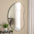 Pebble Black Portrait Mirror