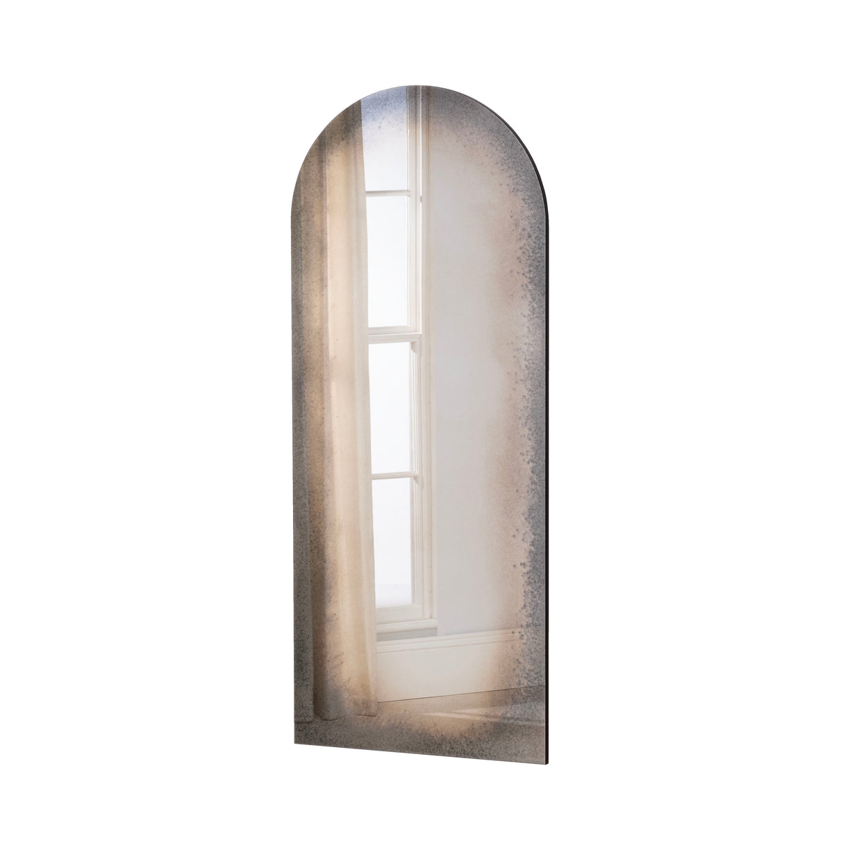 Full Length Arched Mirror with antique mirror glass