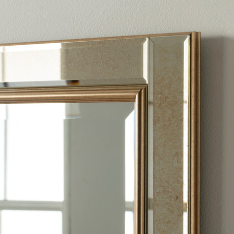 Antique glass wall mirror Gold