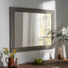 Image of Freya Grey Rectangular Mirror