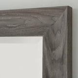 Kawena Rustic Grey Wood Effect Mirror