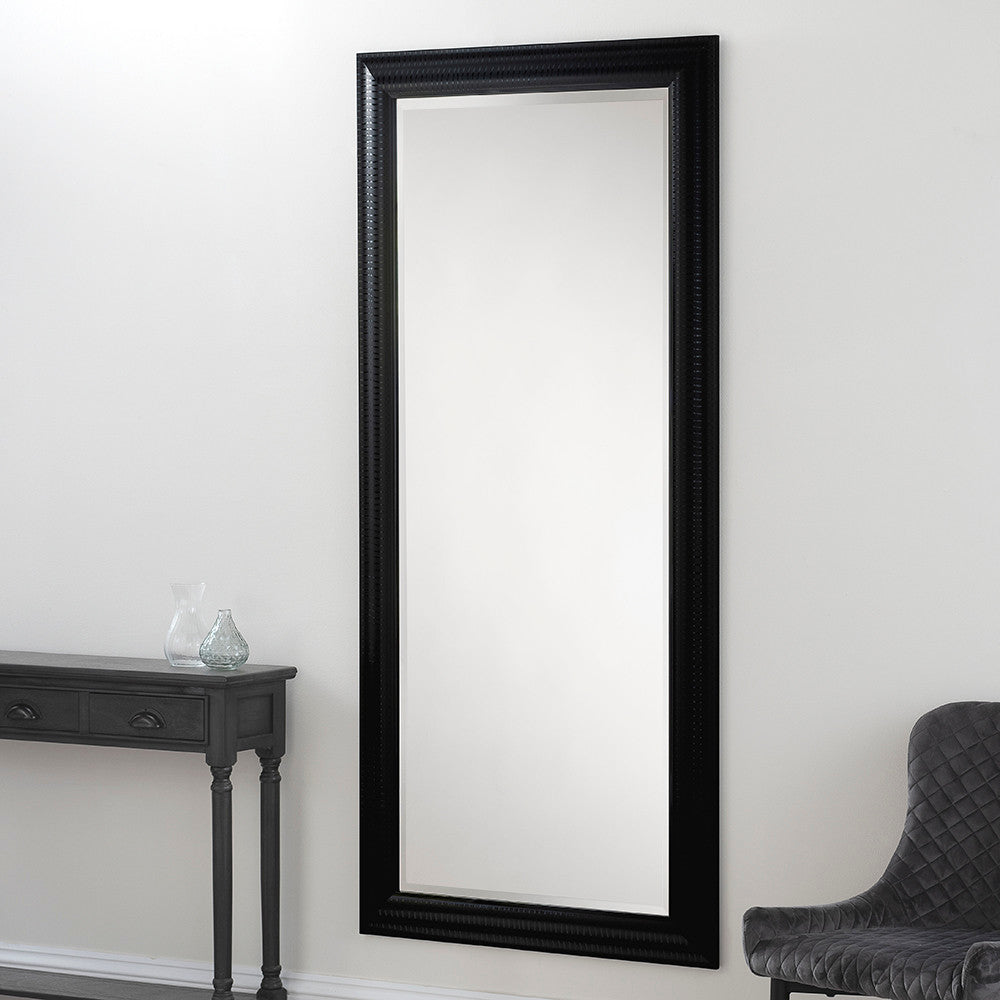 Kenzie Black Rectangular Mirror