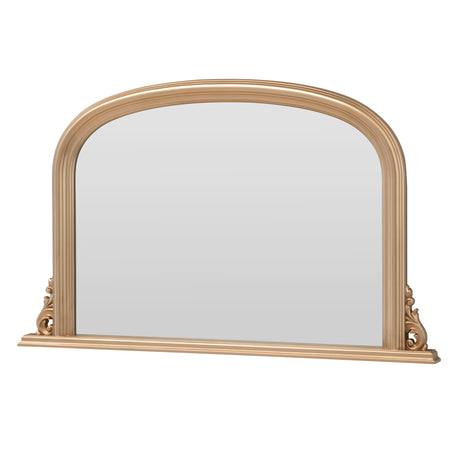 Decorative Gold Overmantle Mirror