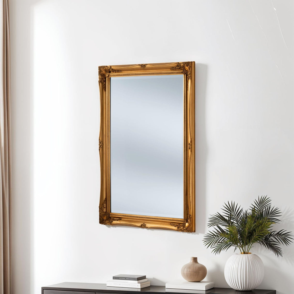 Simple Classic French Gold Mirror