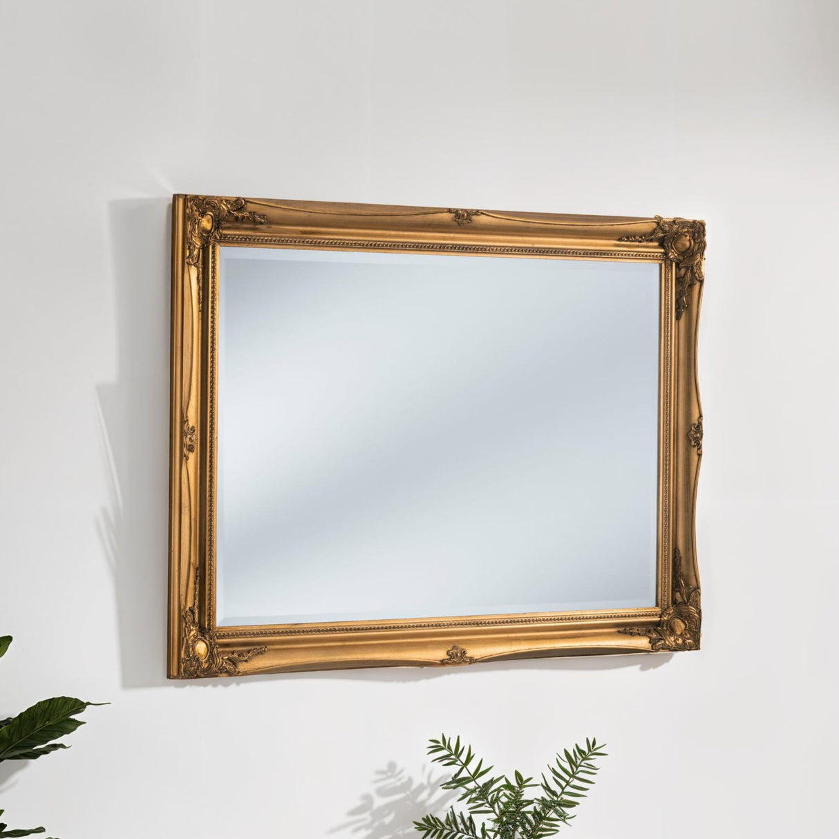 Simple Classic French Gold Mirror