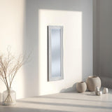 Simple Classic French White Mirror