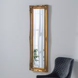 Image of Simple Classic French Gold Mirror