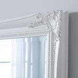 Image of Simple Classic French White Mirror