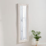 Image of Simple Classic French White Mirror