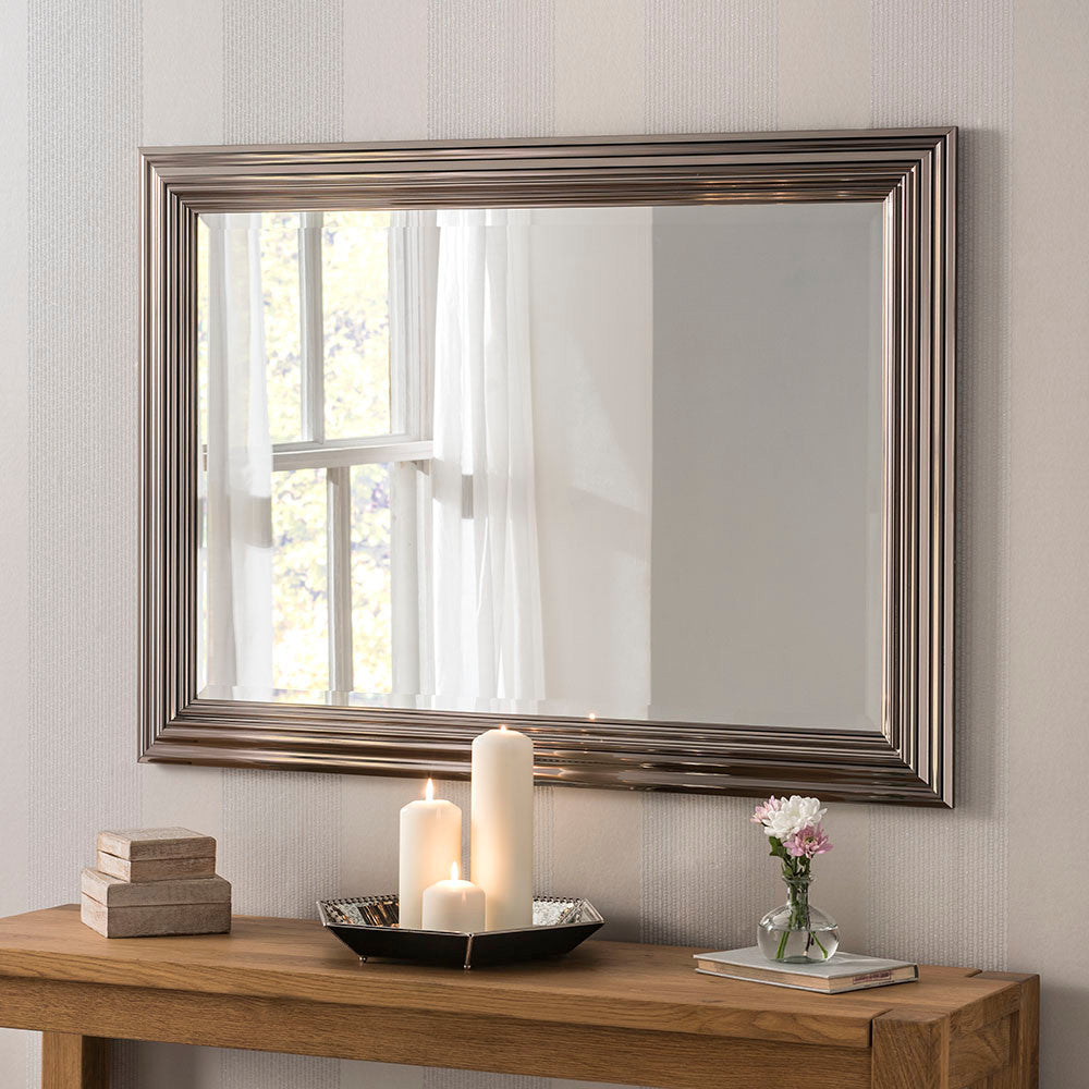 Image of Isla Chrome Rectangular Mirror