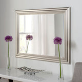 Image of Isla Champagne Silver Rectangular Mirror