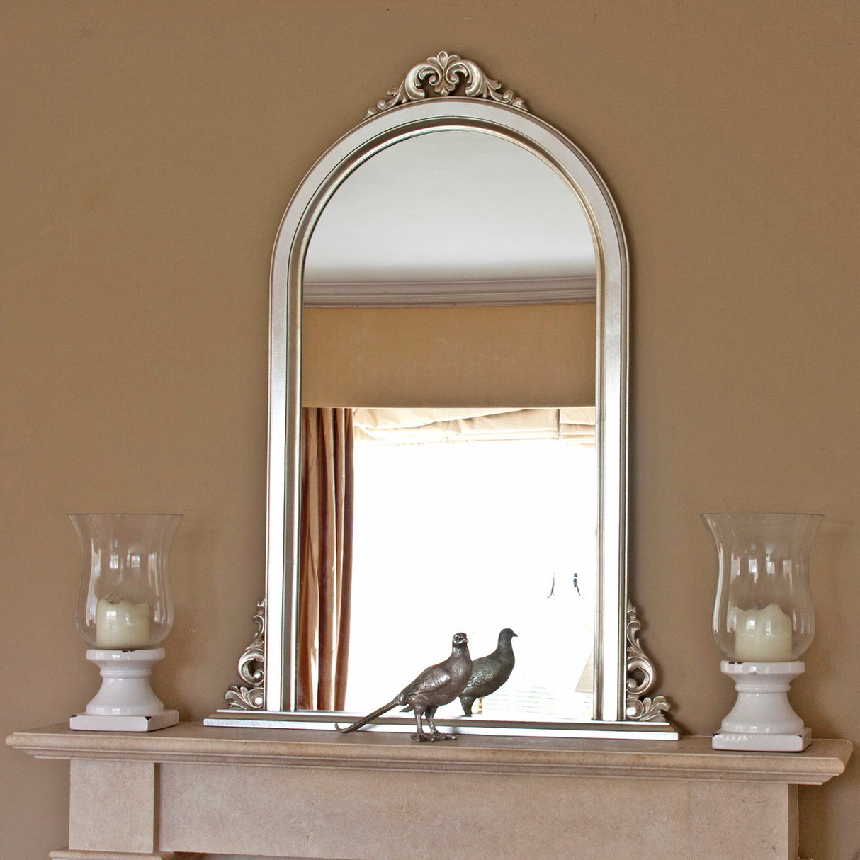 Image of Emma Narrow Overmantle Mirror