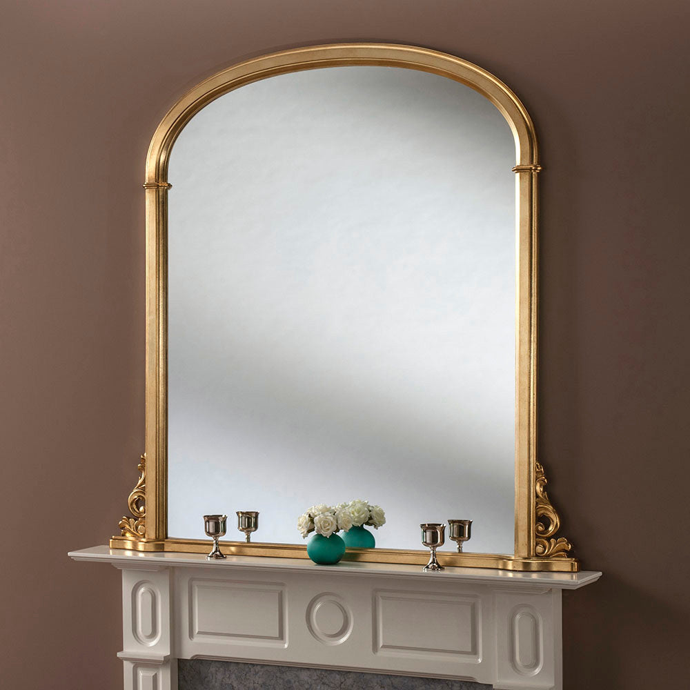 Image of Sophia Gold Mantle Mirror